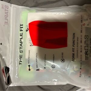 The Staple Fit High Waist Shaping Shorts - Red